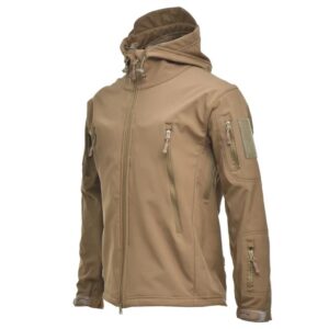 Water Resistant Tactical Jacket Khaki