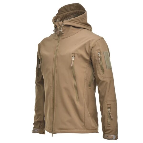 Water Resistant Tactical Jacket Khaki